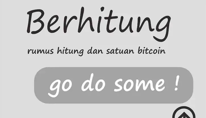berhitung rumus dan satuan hitung bitcoin