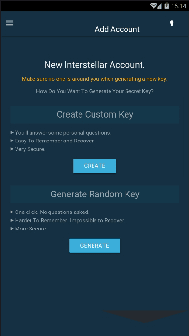 Create Costom Key